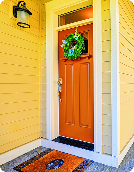 yellow door